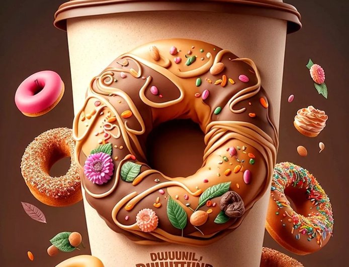 Design Sweet Donuts and Drinks in Photoshop